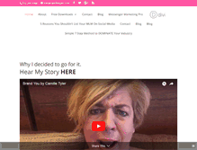 Tablet Screenshot of camilletyler.com
